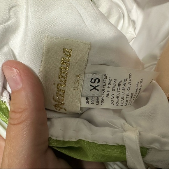 XS Girls Strapless Cocktail Dress - Picture 6 of 6